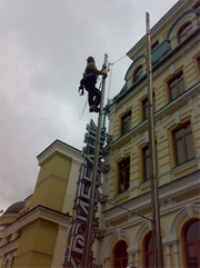 чистка, мойка флагштоков