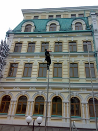 чистка, мойка шпилей